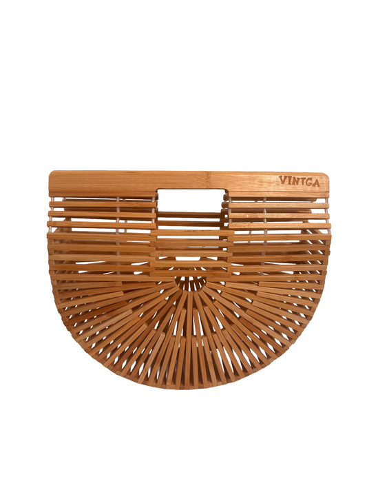 Handbags: Vintga Wooden Handbag
