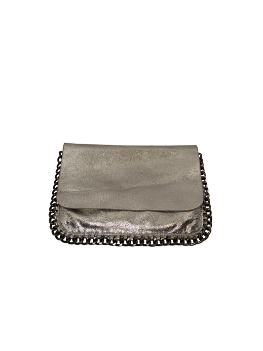 Silver Purse, Versatile, Clutch/Crossbody