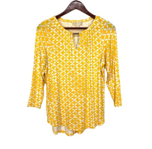 Michael Kors Top| Mari Gold Yellow| Size: XL