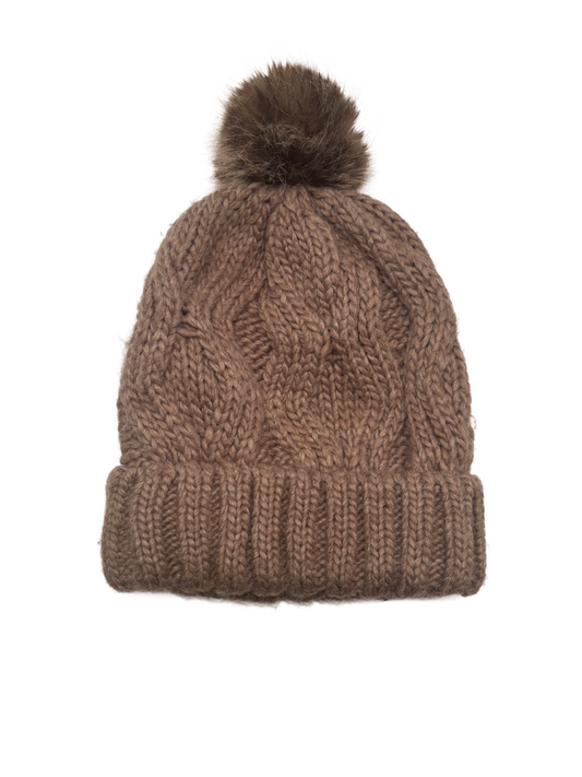H&M Knit Pom Hat|Beige