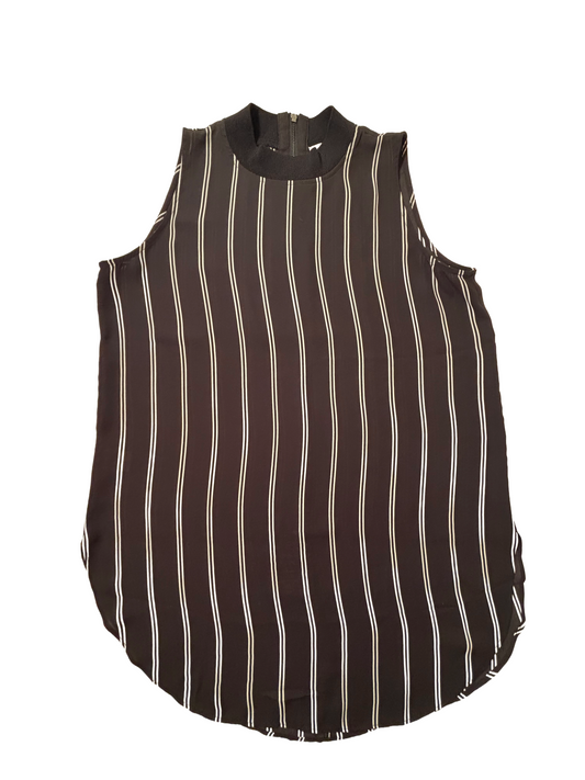 LOFT Blouse| Black & White| Size: Large