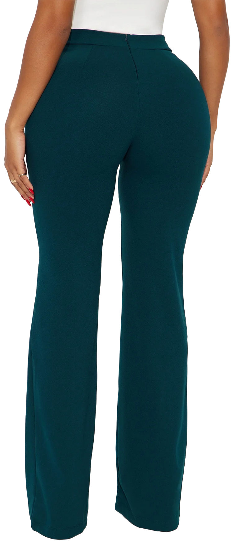 Victoria High Waisted Dress Pants,  Hunter Green|Size: XXL|New w/o tags