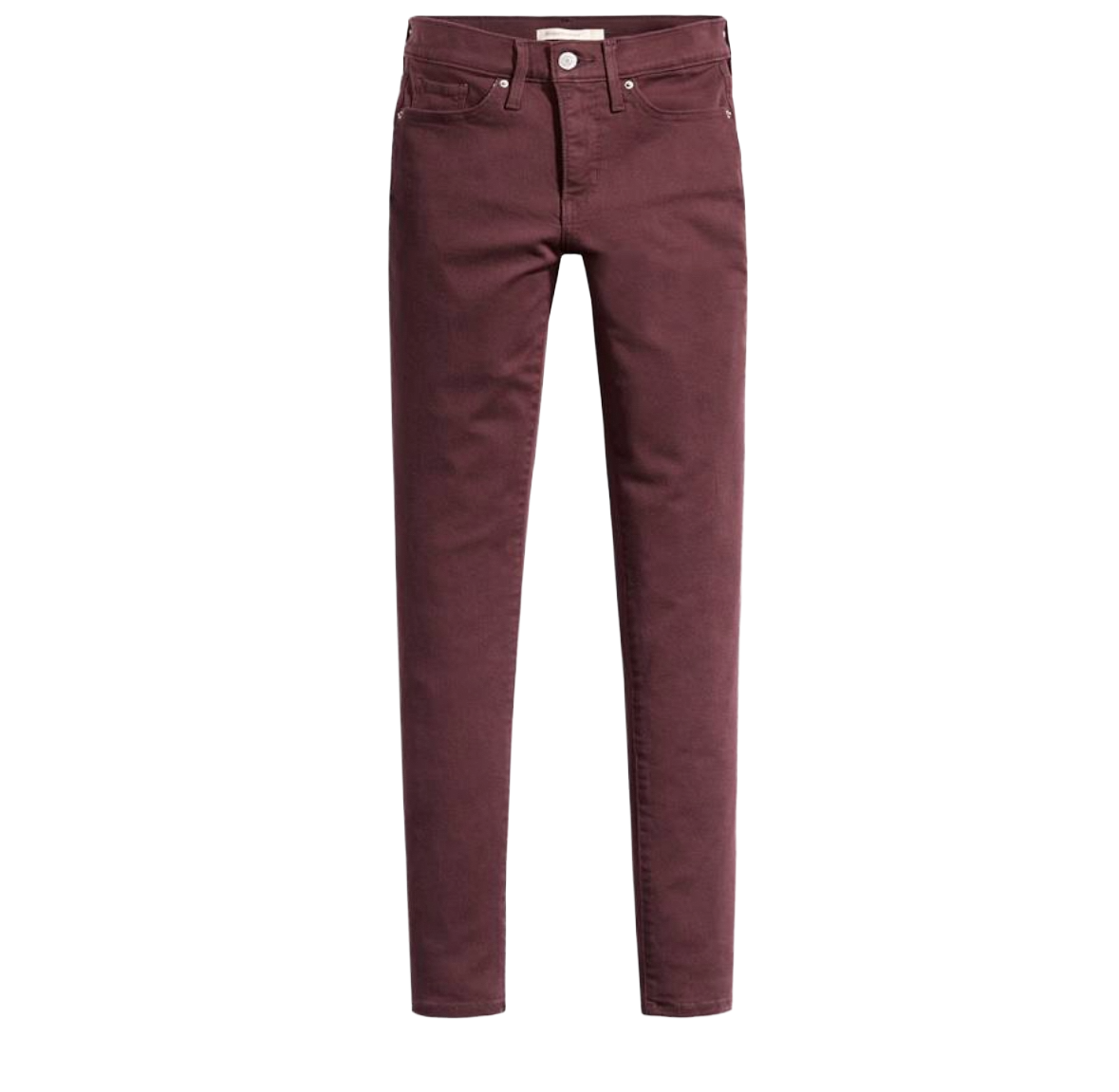 311 SHAPING SKINNY TWILL WOMEN'S JEANS, Burgundy, Size:32