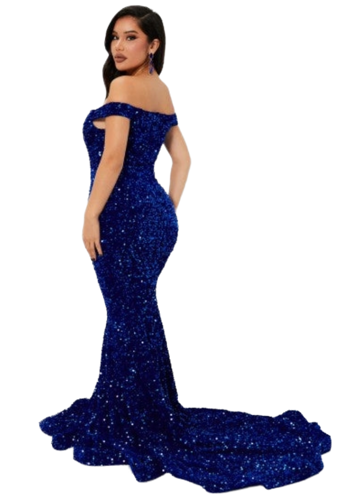 Alora Sequin Dress|Royal|Size:XXL| New w/tags