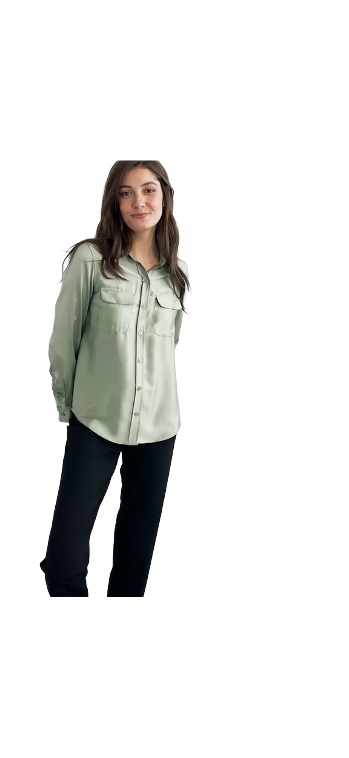 Alfani Women’s Satin Blouse Size: Large