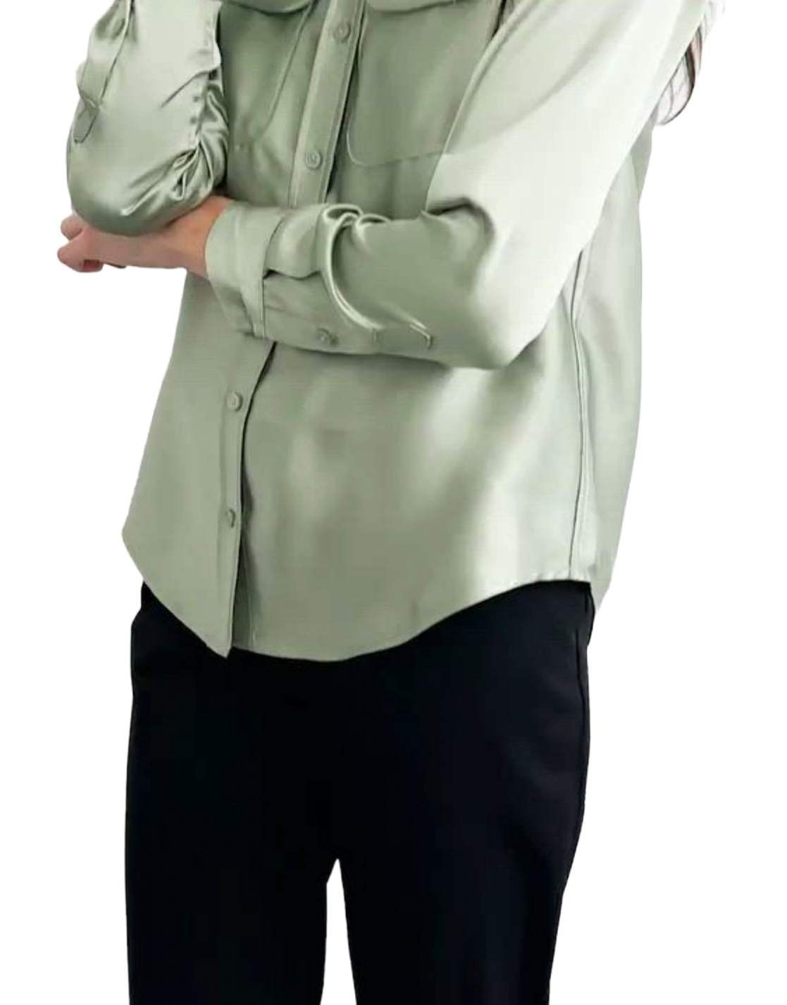 Alfani Women’s Satin Blouse Size: Large