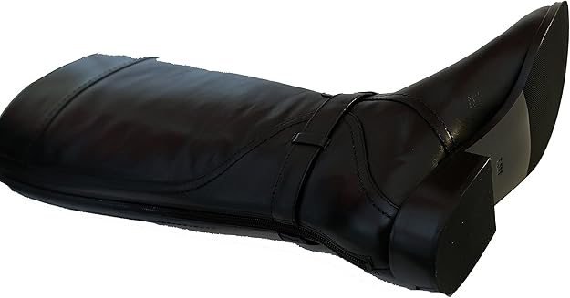Tory Burch Adeline Riding Boots|20mm Black Leather|Size: 9.5